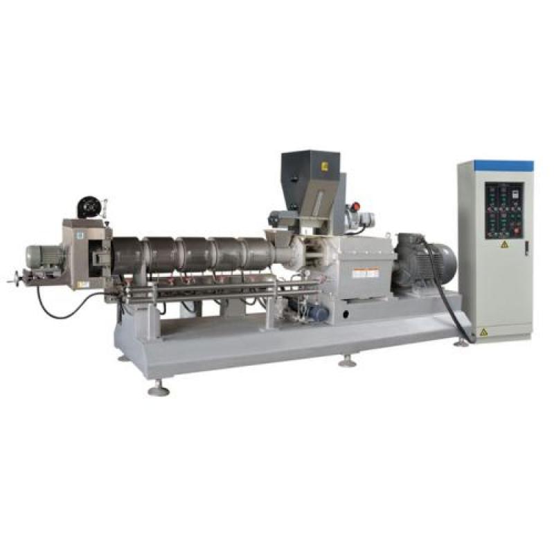 Twin screw extruder for pet food.