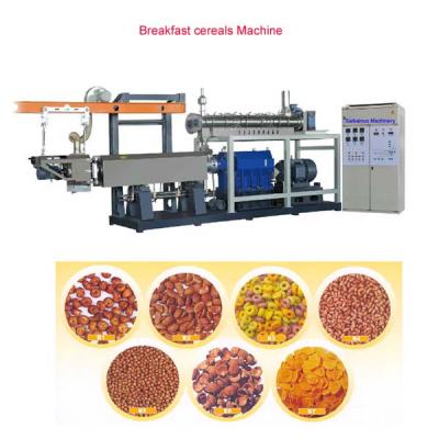 Extrusora de cereales para el desayuno